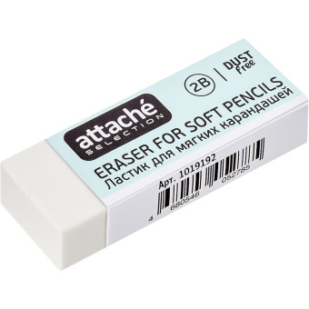 Ластик Attache из термопластичного каучука прямоугольный 61x21x11 мм