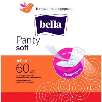 Прокладки женские гигиенические Bella Panty Soft (60 штук в упаковке)