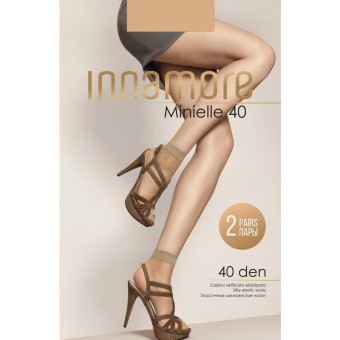 Носки женские Innamore Minielle miele 40 den (2 пары/4 штуки)