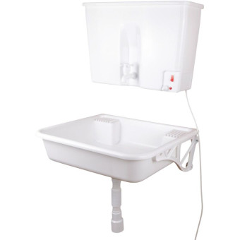 Умывальник дачный ДТРД 17 л с пластиковой мойкой с подогревом (ДТРДТ-17)