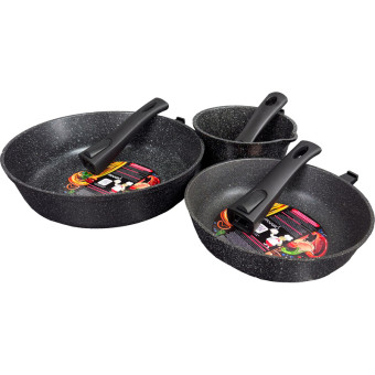 Набор посуды для приготовления Panairo Befordo BEF-NAB1-22+28+KOV.1.4  литой алюминий 3 предмета