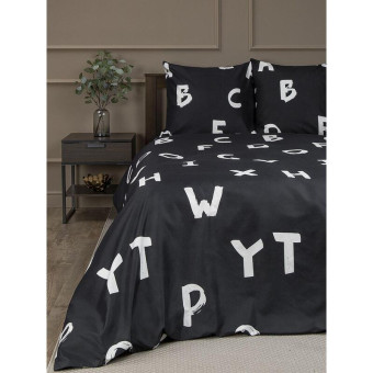 Постельное белье Amore Mio Letters 92949 (1.5-спальное, микрофибра)