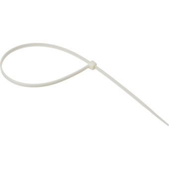 Хомут (стяжка) пластиковый TOPFORT 300х3.6 мм белый морозостойкий 100  штук