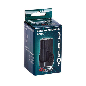 Аккумулятор Интерскол БА-2/12 (12 В, 2 Ач, Li-ion, 2400.017)