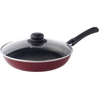Сковорода Scovo 22 см с антипригарным покрытием с крышкой