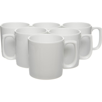 Кружка Башкирский фарфор Евро фарфоровая 350 мл (6 штук в упаковке)