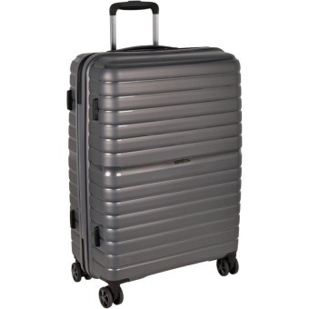 Чемодан Polar размер M 60 л из полипропилена серый