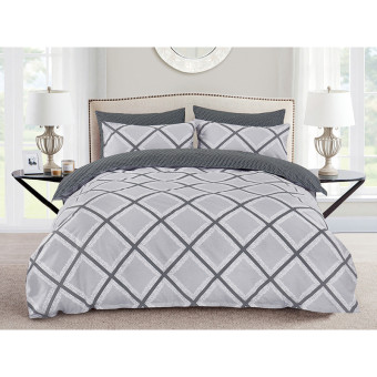 Комплект постельного белья Cleo Satin Luxe евро сатин 50x70/70x70 см  (CL31/751-SL)