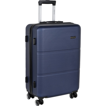 Чемодан Polar размер M 57 л из ABS-пластика синий