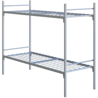 Кровать двухъярусная МСК158К (серый, 812х2015х1500 мм)