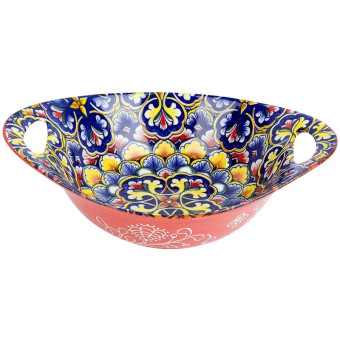 Салатник фарфоровый Nouvelle Home Arabesque 600 мл разноцветный 8 штук в упаковке (0860110) Салатник фарфоровый Nouvelle Home Arabesque 600 мл разноцветный 8 штук в упаковке (0860110)