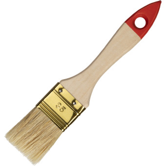 Кисть малярная плоская Зубр Универсал-Оптима из натуральной щетины 35 мм (01099-038-Z01)