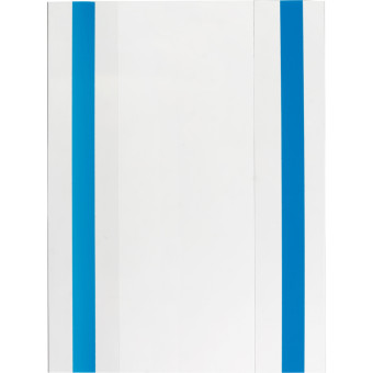 Ценникодержатель на клейкой ленте горизонтальный А6 прозрачный (10 штук  в упаковке)