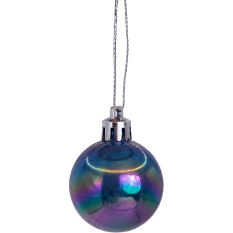 Набор шаров ёлочных Magic Time полистирол синие (диаметр 4 см, 20 штук в  упаковке)