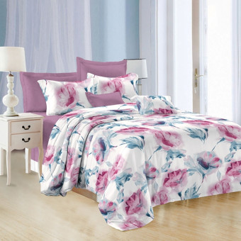 Комплект постельного белья Эльф Satin Collection Творчество 1.5-спальное  микросатин 70x70 см