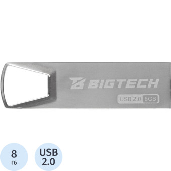 Флешка USB 2.0 8 ГБ BigTech (UFD013) Флешка USB 2.0 8 ГБ BigTech (UFD013)