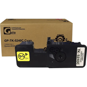 Тонер-картридж GalaPrint TK-5240C для Kyocera голубой совместимый