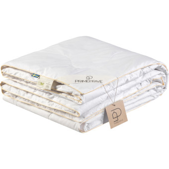 Одеяло 2-спальное Prime Prive Cashmere 172x205 см стёганое с кантом белое