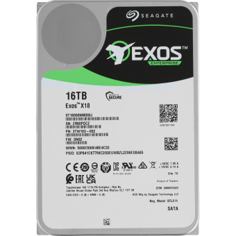 Жесткий диск Seagate Exos X18 16 ТБ (ST16000NM000J)