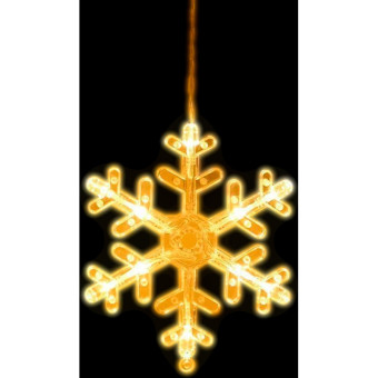 Фигура светодиодная Magic Time Снежинка теплое-белое свечение