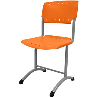 Стул ученический Sigma (оранжевый/серый, рост 5-7)