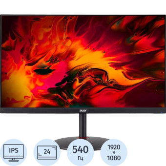 Монитор 24'' Acer Nitro XV242Fbmiiprx чёрный (UM.FX2CD.F01)