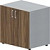 Шкаф для документов Strike OMLD760TIWN (титан/орех, 800х600х800 мм)