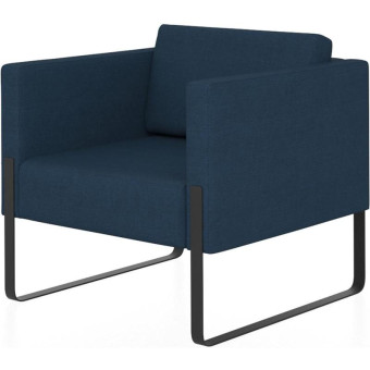 Кресло Тренд темно-синее (ткань)