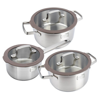 Набор посуды TalleR 17350 нержавеющая сталь 6 предметов
