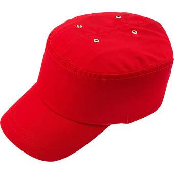 Каскетка защитная Ампаро Престиж красная (126906)