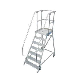 Лестница передвижная Krause алюминиевая односекционная 7 ступеней (820174)