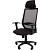 Кресло для руководителя Easy Chair 672 TC с подголовником черное (ткань/сетка, пластик)