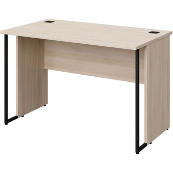 Стол прямой Easy to lead K-Loft 241S010 (дуб скандинавский/чёрный  1180х670х752 мм)
