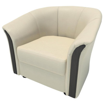 Кресло Фаворит бежевое (экокожа)