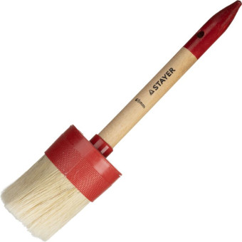Кисть малярная круглая Stayer из натуральной щетины 65 мм (0141-65)