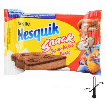 Пирожное бисквитное Nestle Nesquik с какао и молочным кремом 26 г