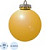 Шар новогодний BigDecor пластик золотистый (диаметр 20 см, 4812411)