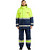 Костюм сигнальный зимний с полукомбинезоном Брайт синий/желтый с СОП  (размер 48-50, рост 170-176)