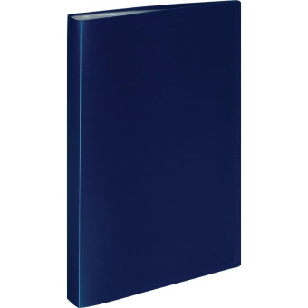 Папка файловая на 30 файлов Attache A4 20 мм синяя (толщина обложки 0.4 мм)