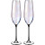 Набор бокалов для шампанского Crystal Bohemia Columba Optic 260 мл (2  штуки в упаковке, 91L/1SI81/0/25877/260-264)