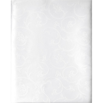 Скатерть на стол прямоугольная Luscan 145х180 см журавинка белая рис  1812