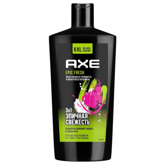 Гель-шампунь для душа мужской Axe Epic Fresh 3в1 610 мл