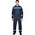 Костюм рабочий летний мужской л20-КПК с СОП синий/васильковый (размер  56-58, рост 182-188)