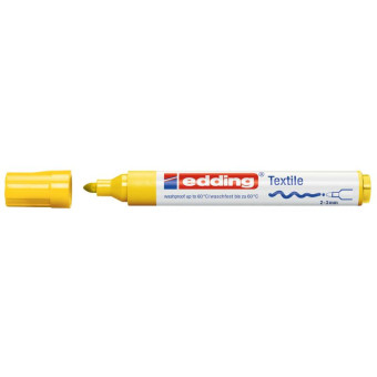 Маркер для текстиля Edding E-4500 жёлтый (толщина линии 3 мм)
