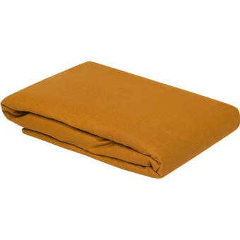 Простыня на резинке Tkano Essential 180х200х30 см лен хлопок оранжевая