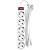 Сетевой фильтр CBR CSF 2505-3.0 White PC на 5 розеток 3 метра