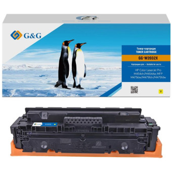 Картридж лазерный G&G 415X GG-W2032X/W2032X для HP желтый совместимый повышенной емкости