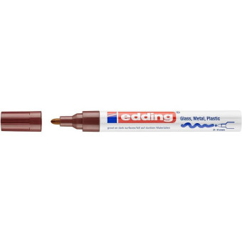 Маркер Edding 750/7 CR коричневый (толщина линии 2-4 мм)