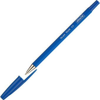 Ручка шариковая Attache Style синяя (толщина линии 0.5 мм)