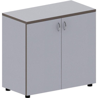 Шкаф Агат закрытый низкий серый (800x400x750 мм)